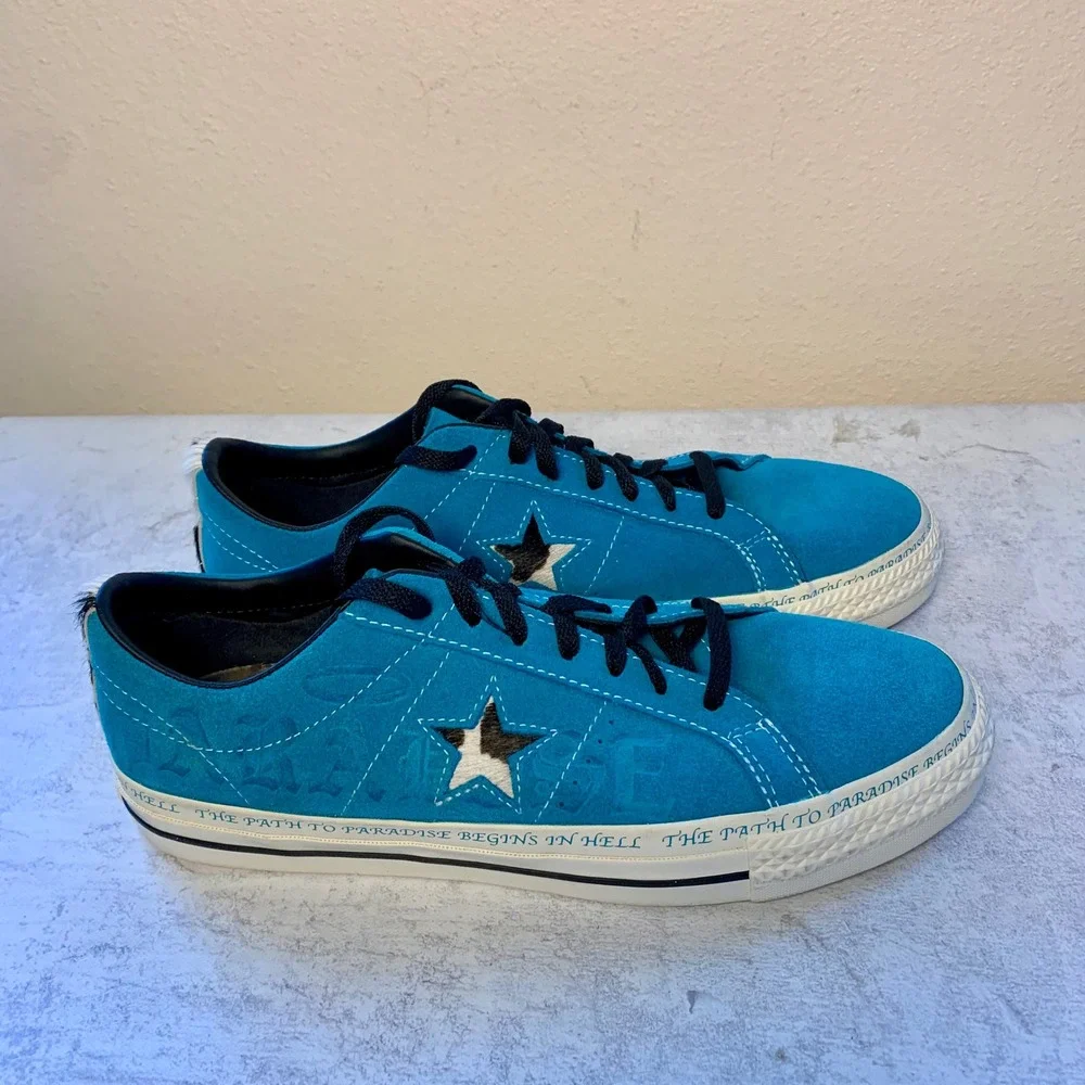 Converse One Star Pro‎ Sean Pablo Paradise Teal Suede Mens 9 Womens 10.5 173215C